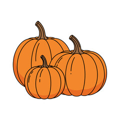 Autumn themed Pumpkins