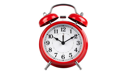 Alarm Clock PNG, Classic Wake Up Clock, Transparent Background, Time and Reminder Icon