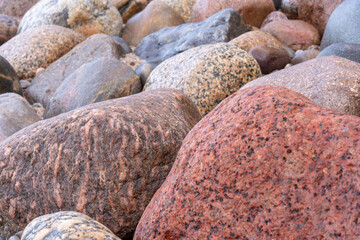 stone beach on the Baltic sea