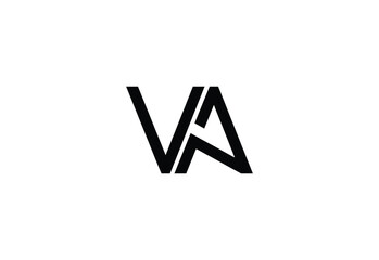 VA Minimalist and Clean Logo Design for Modern Brands.