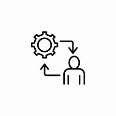 user settings icon sign vector
