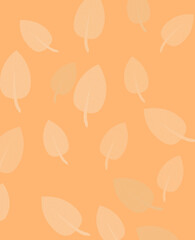 Autumn background vector illustration. Beautiful autumn leaves
