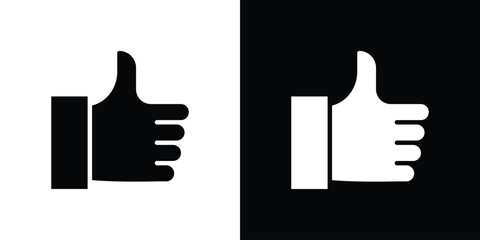 Thumb icon design vector collection. flat icons.