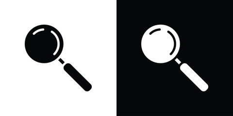 Loupe icon design vector collection. flat icons.