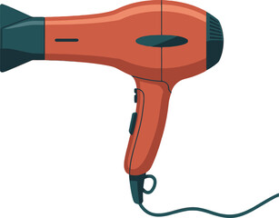 Red Hair Dryer, Hair Dryer Icon, Salon Hair Dryer, Professional Hair Dryer, Stylish Hairdryer Design