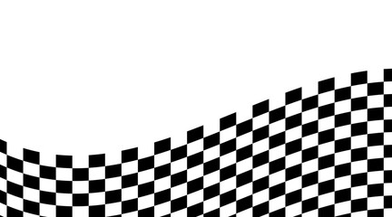 Fototapeta premium Race flag logo icon in modern, simple design. Vector illustration template for motorsport, automotive, and racing branding projects.