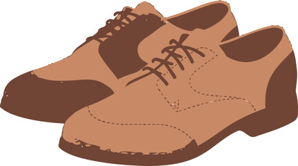 Brown Leather Shoes, Classic Men's Oxfords, Stylish Formal Footwear, Elegant Brown Dress Shoes, Vintage-Style Lace-Up Shoes