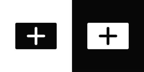 Hospital sign icon design vector collection. flat icons.