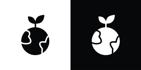 Environment icon design vector collection. flat icons.