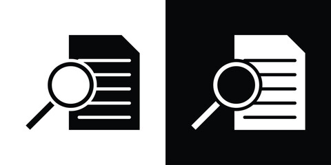 Case study icon design vector collection. flat icons.
