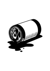 Person Trapped Inside a Spilled Can