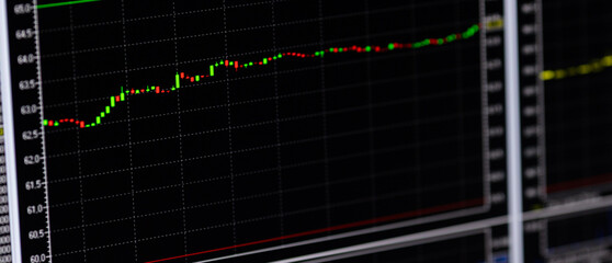 Real-time trading session with advanced candlestick chart analysis and market monitoring tools.