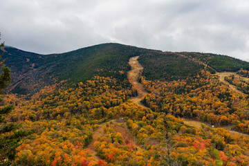 autumn landscape in the mountains
