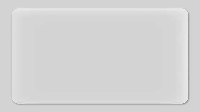 Liquid glass text box bar animation morphing into rectangle shape on grey background and green screen. 4K text box animated perfect for titles, text, tech, and presentations.