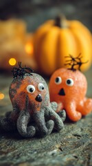 Bright octopus decor for fall festivities!