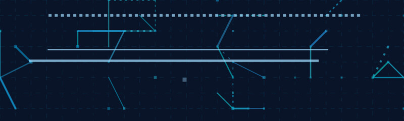 Abstract vector technology background with geometric lines and digital patterns.