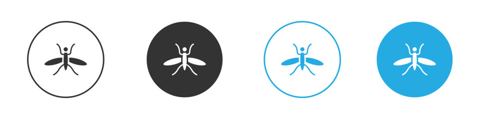 Mosquito icon for app and web design. Simple element illustration.
