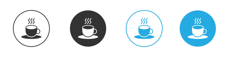 Coffee icon for app and web design. Simple element illustration.