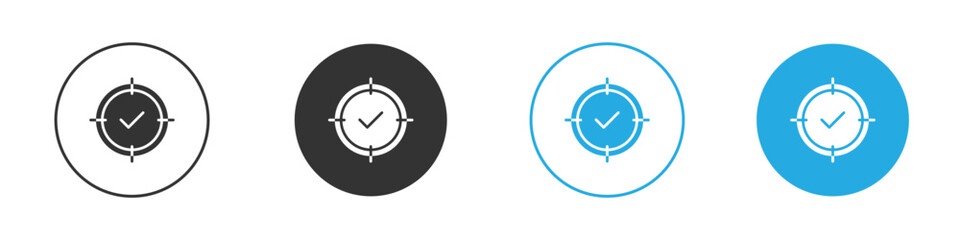 Accuracy icon for app and web design. Simple element illustration.