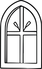 Hand Drawn Window Illustration