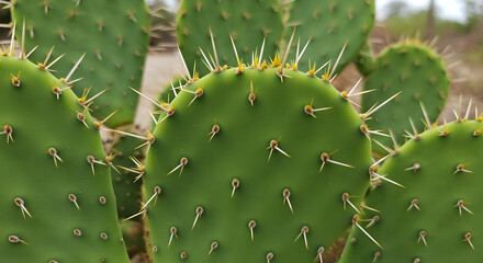 Prickly pear (tuna), vibrant and spiky