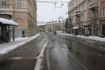 street in winter