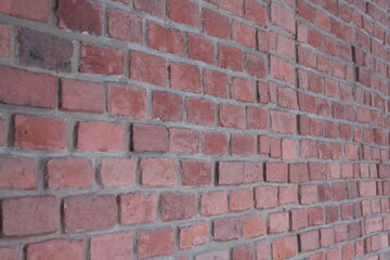 red brick wall