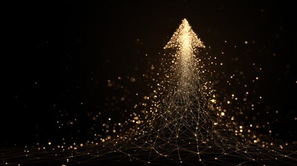 Abstract upward arrow graphic (1)