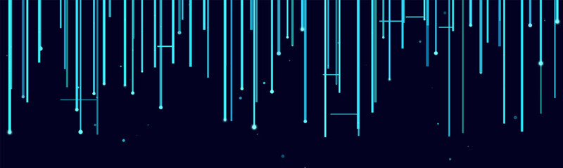 Dynamic vector tech background featuring vertical lines and light dots.