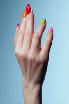 hand, handpflege, frau, sch&ouml;nheit, finger, nagel, pflege, haut, k&ouml;rper, handfl&auml;che, fingern&auml;gel, rot, arm, kurort, polieren, kosmetik, symbol, clean, close up, behandlung, glamour, handgelenk
