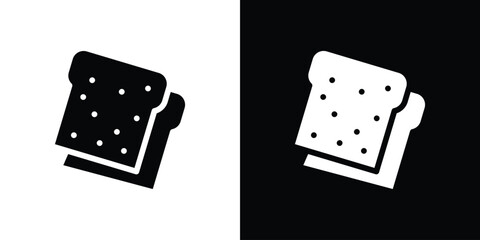 Sandwich icon for web design. solid vector icons