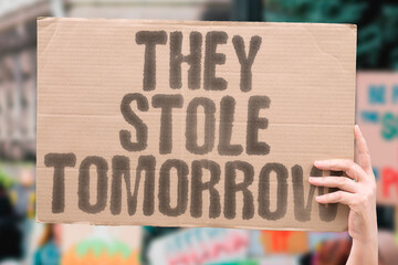"They stole tomorrow" generational injustice tied to climate crisis and unsustainable debt. activism, urgency, and systemic critique.
POWER. FUTURE. YOUTH. CRISIS. JUSTICE. PLANET. PROTEST.