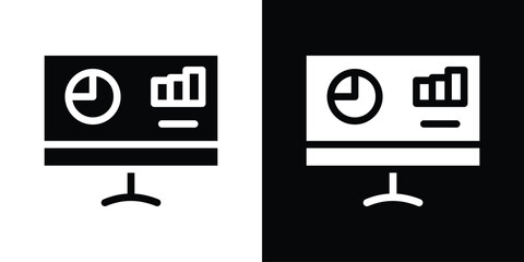 Dashboard icon for web design. solid vector icons