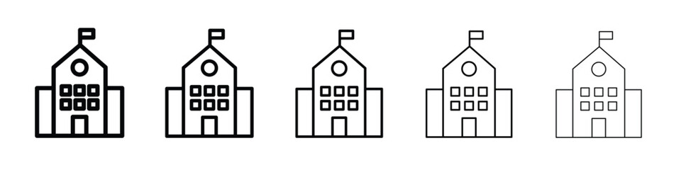 school icon for graphic designs. Icon vector design