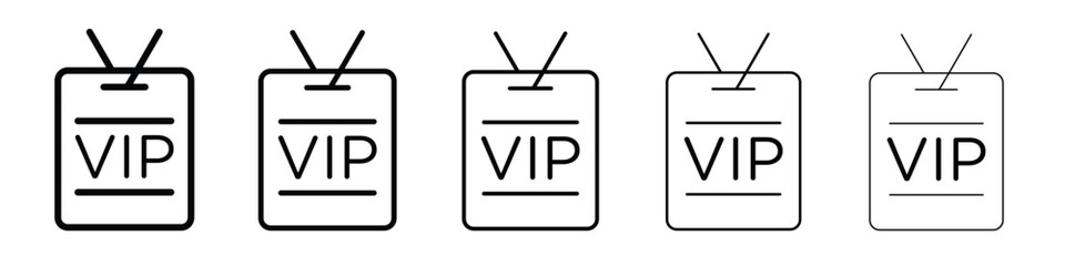 VIP pass icon for graphic designs. Icon vector design