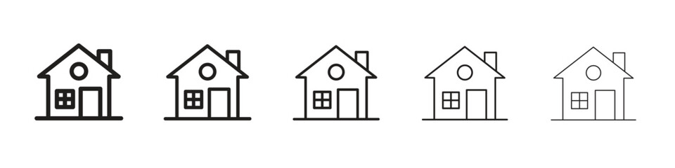 House icon for graphic designs. Icon vector design