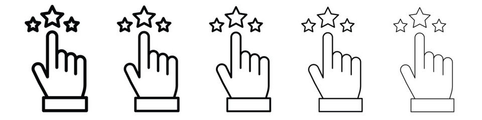 Customer feedback icon for graphic designs. Icon vector design