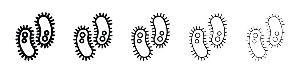 Bacteria icon for graphic designs. Icon vector design