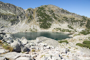 Landscape of Musalenski lakes, Rila mountain, Bulgaria