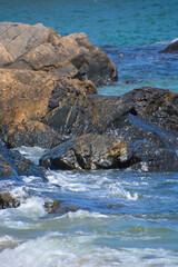 rocks in the sea