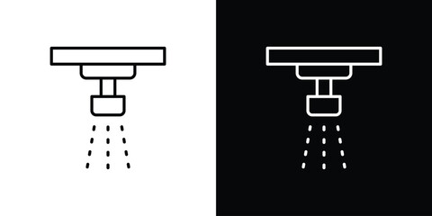 Sprinkler icon Lineal Style Vector Illustration. Vector symbol pictogram