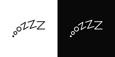 Snooze icon Lineal Style Vector Illustration. Vector symbol pictogram