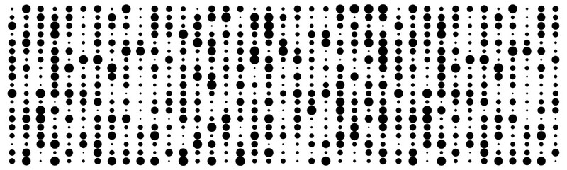 Monochrome dot matrix pattern for modern tech and digital design projects.