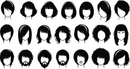 Explore diverse black hairstyle options for men and women, find your perfect look now, trendy haircuts