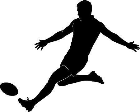 Silhouette, vector, Australian Rules Football, man, player, football player, white background, white, people, illustration, man, children, silhouette, ball, runner, set, black, player, action.
