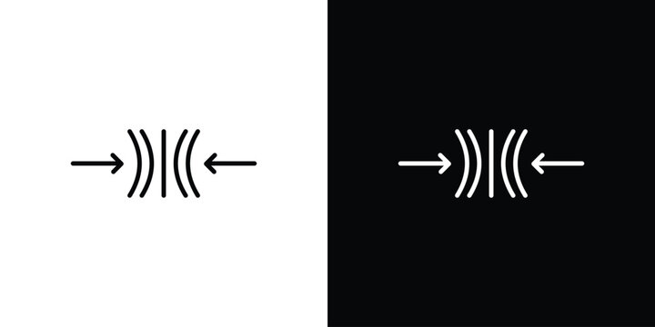 Elastic icon Lineal Style Vector Illustration. Vector symbol pictogram