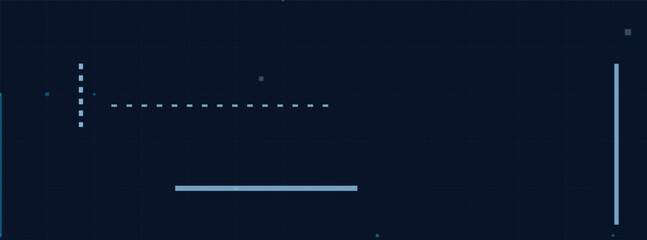 Minimalistic dark blue vector tech background with geometric patterns.