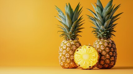Pineapple lifestyle product photography advertising concept fruit stylish modern composition arrangement background design inspiration tropical decorative colorful healthy