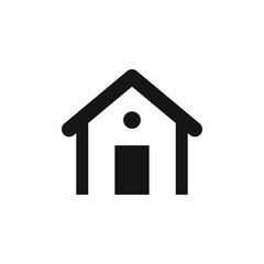 house real estate icon sign vector