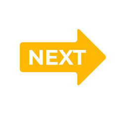 Icon symbol next on transparent background